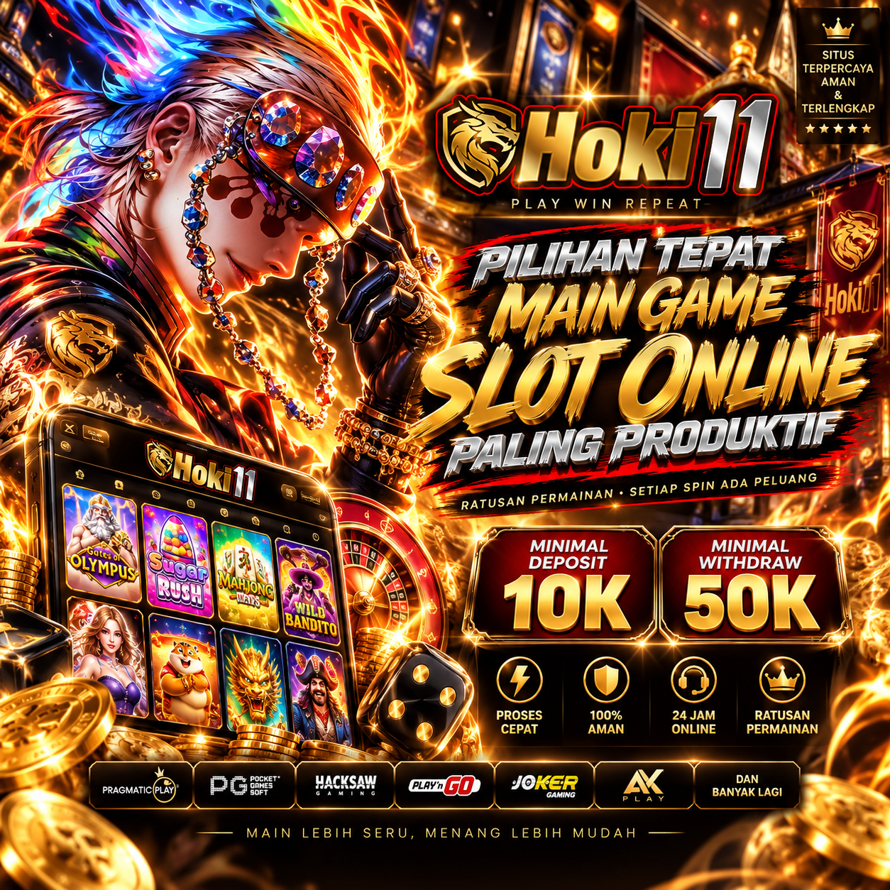 HOKI11 🎯 Pilihan Tepat Main Game Slot Online Paling Produktif